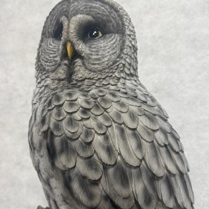 WOOBIA（ウービア） 置物 鳥 かわいい オブジェ 北欧 動物 切り株に