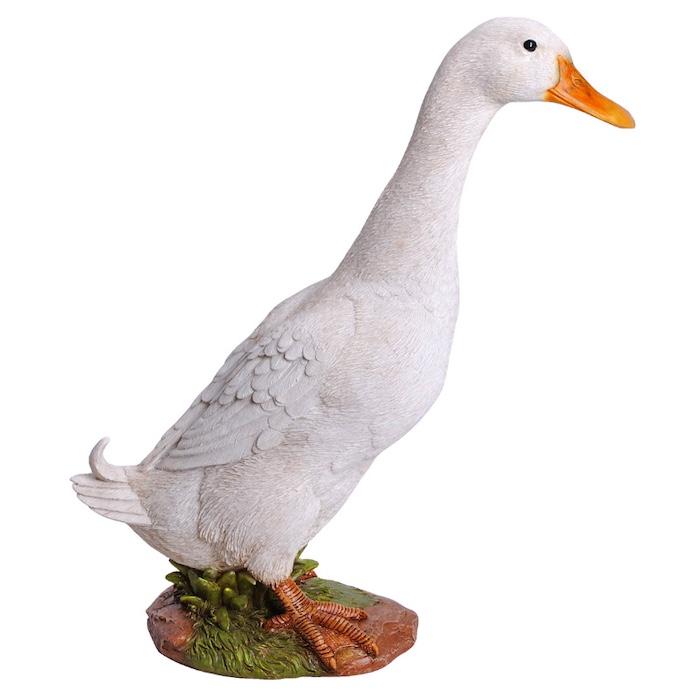 鳥 置物 オブジェ 北欧 動物 かわいい アヒル グッズ 高さ31.8cm woobia おしゃれ 玄関インテリア リアル 大型 ウービア |  | 02