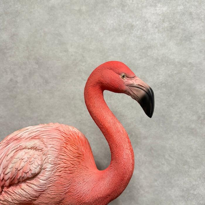 WOOBIA（ウービア） 鳥 置物 オブジェ 北欧 動物 かわいい フラミンゴ 