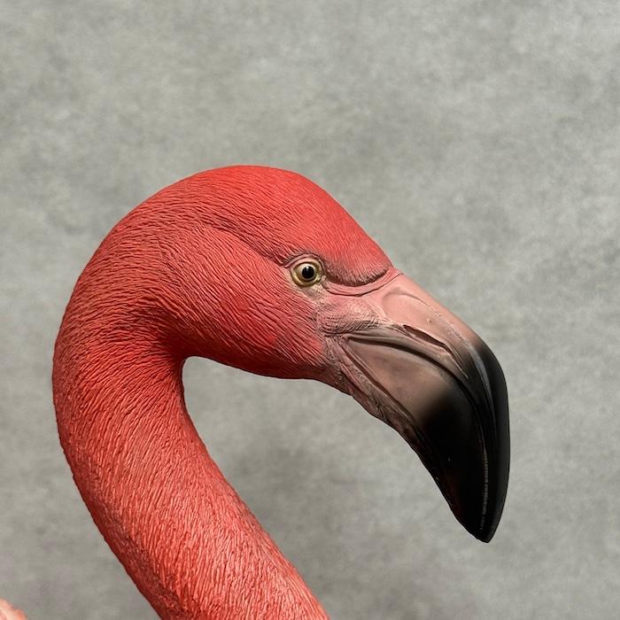鳥 置物 オブジェ 北欧 動物 かわいい フラミンゴ 鳥グッズ 高さ69cm