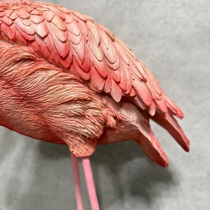 鳥 置物 オブジェ 北欧 動物 かわいい フラミンゴ 鳥グッズ 高さ69cm