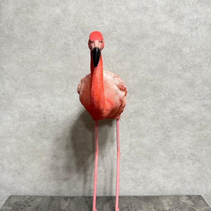 鳥 置物 オブジェ 北欧 動物 かわいい フラミンゴ 鳥グッズ 高さ69cm