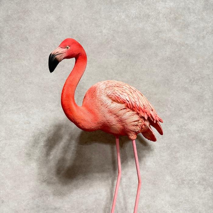 鳥 置物 オブジェ 北欧 動物 かわいい フラミンゴ 鳥グッズ 高さ69cm