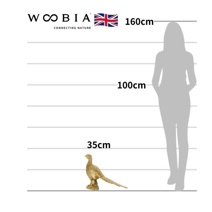 豪華なキジ 鳥 置物 オブジェ 北欧 動物 かわいい キジ ゴールド 雉 金色