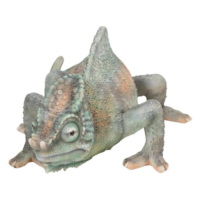 WOOBIA（ウービア） 置物 カメレオン 中 かわいい 爬虫類 オブジェ