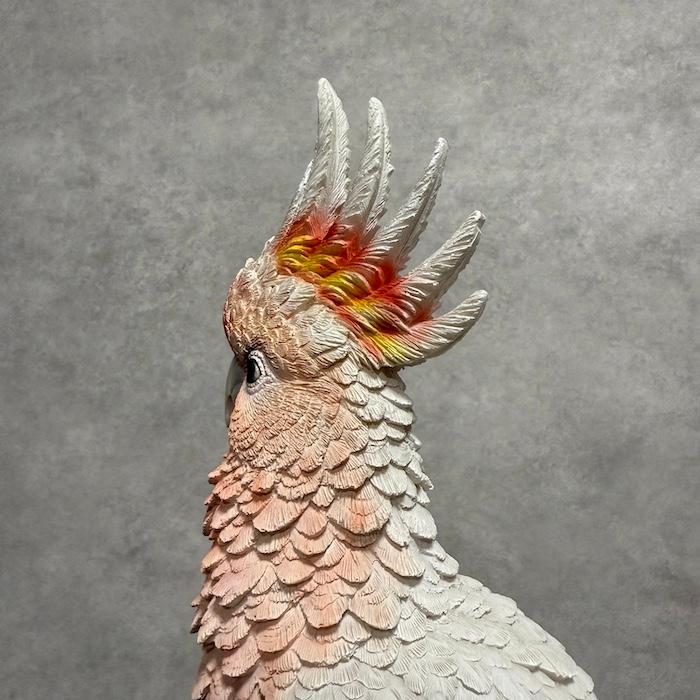 WOOBIA（ウービア） 置物 鳥 かわいい オブジェ 北欧 動物 切り株に
