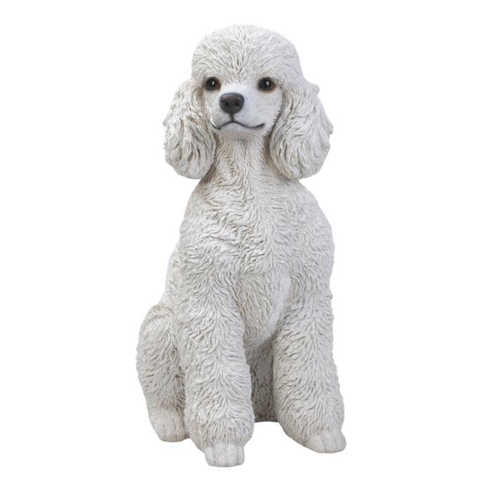 犬　置物　プードル　48cm リアル　ガーデン　大型 犬 置物 ガーデニング 雑貨 ガーデン オーナメント オブジェ