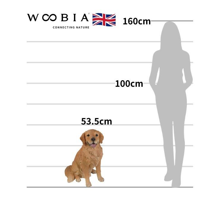 犬 置物 大型 動物 お座りゴールデンレトリバー 特大 高さ53.5cm