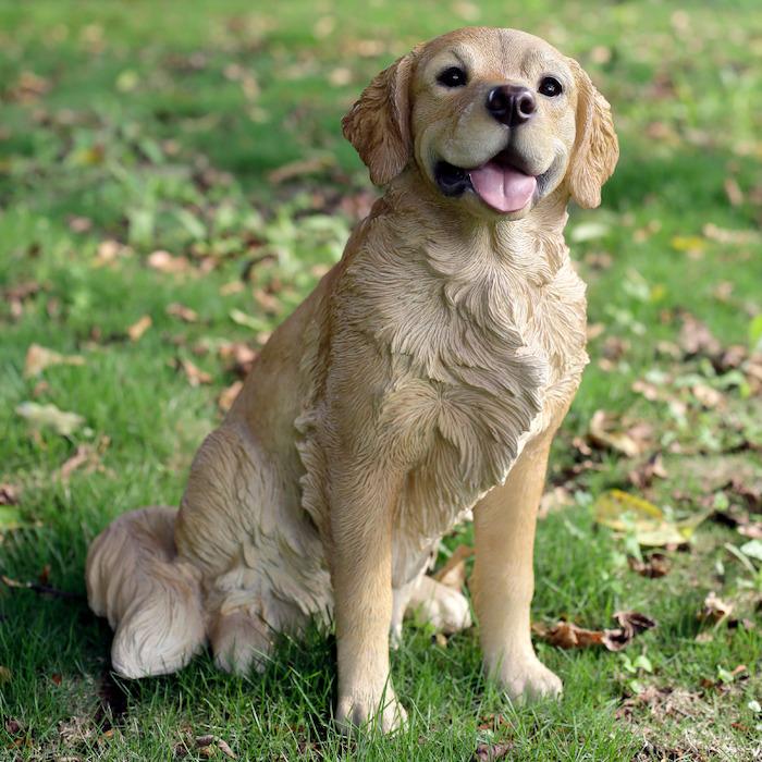 サンディキャスト　ゴールデンレトリバー　LL 置物　オブジェ　犬 サンディキャストMS115/ゴールデンレトリバー/(MSサイズ