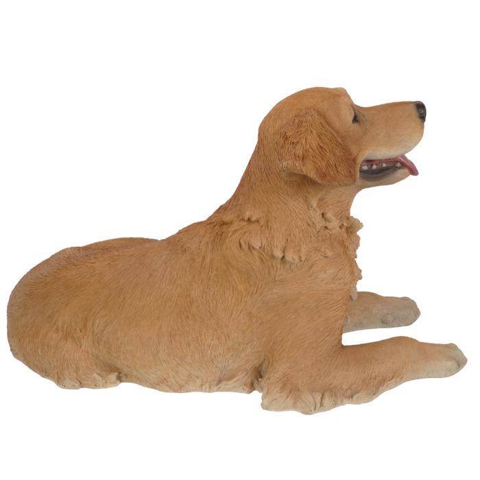 WOOBIA（ウービア） 犬 置物 大型 動物 横たわるゴールデン レトリバー