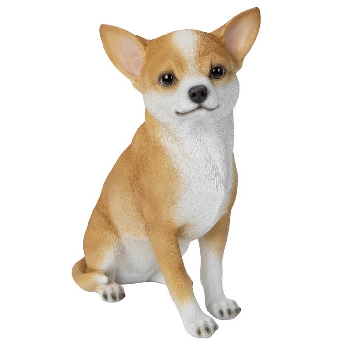 置物 犬 動物 お座りチワワ 高さ23.5cm woobia woobia おしゃれ 大きい 玄関 インテリア ガーデン かわいい オブジェ ウービア |  | 01