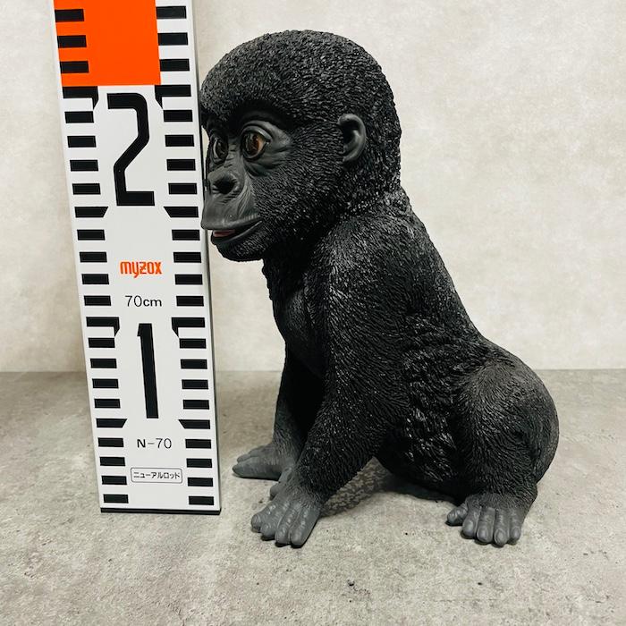 置物 かわいい 動物 玄関 赤ちゃん黒ゴリラ グッズおしゃれ インテリア