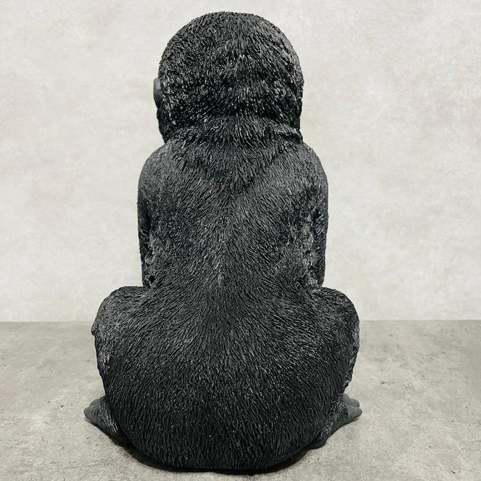 置物 かわいい 動物 玄関 赤ちゃん黒ゴリラ グッズおしゃれ インテリア