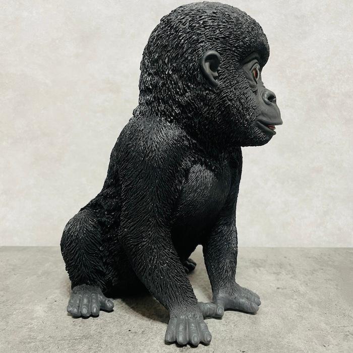置物 かわいい 動物 玄関 赤ちゃん黒ゴリラ グッズおしゃれ インテリア ガーデンオーナメント woobia ウービア |  | 07