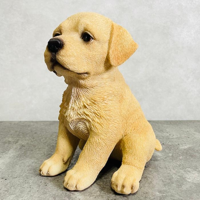 置物 犬 かわいい 動物 玄関 お座りラブラドールレトリバー おしゃれ