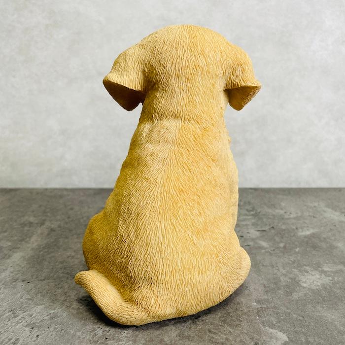WOOBIA（ウービア） 置物 犬 かわいい 動物 玄関 お座りラブラドール