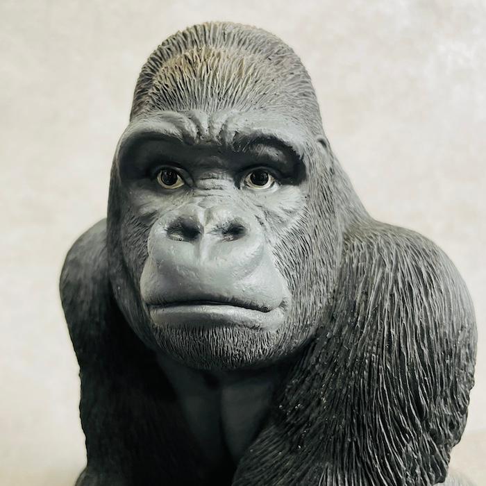 置物 かわいい 動物 玄関 シンプル黒ゴリラ おしゃれ インテリア ガーデンオーナメント woobia ウービア |  | 02