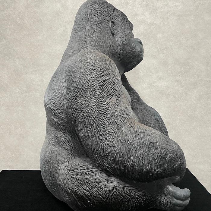 置物 動物 お座り特大黒ゴリラ 高さ76cm おしゃれ 大きい 玄関 インテリア かわいい 大型 面白い ウービア woobia |  | 17