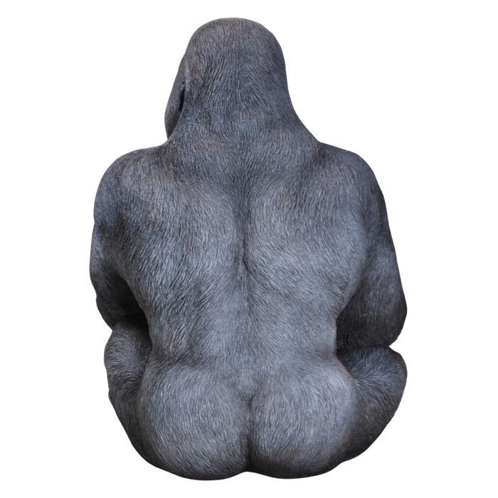 置物 動物 お座り特大黒ゴリラ 高さ76cm おしゃれ 大きい 玄関 インテリア かわいい 大型 面白い ウービア woobia |  | 05