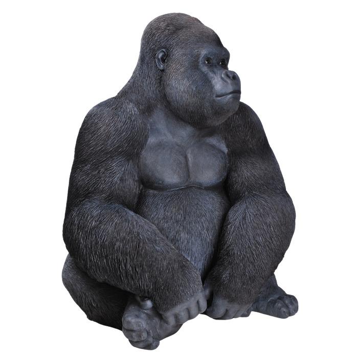 置物 動物 お座り特大黒ゴリラ 高さ76cm おしゃれ 大きい 玄関 インテリア かわいい 大型 面白い ウービア woobia |  | 06