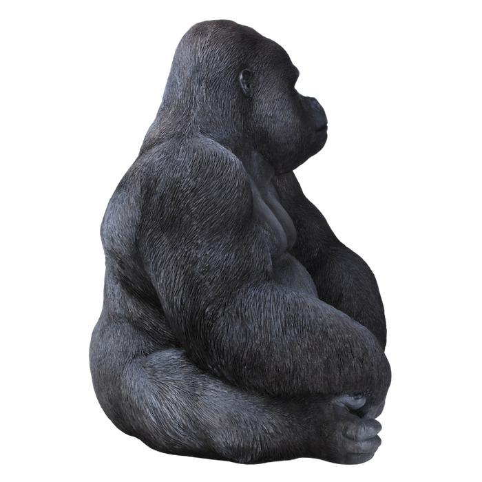 置物 動物 お座り特大黒ゴリラ 高さ76cm おしゃれ 大きい 玄関 インテリア かわいい 大型 面白い ウービア woobia |  | 07