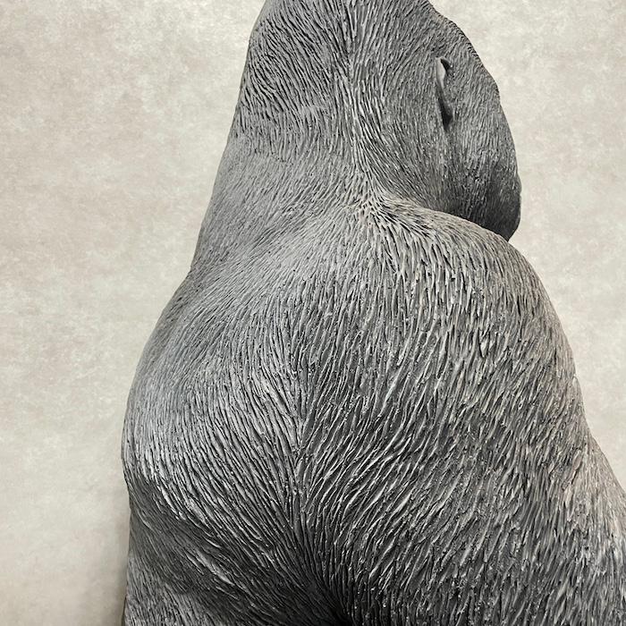 置物 動物 お座り特大黒ゴリラ 高さ76cm おしゃれ 大きい 玄関 インテリア かわいい 大型 面白い ウービア woobia |  | 09