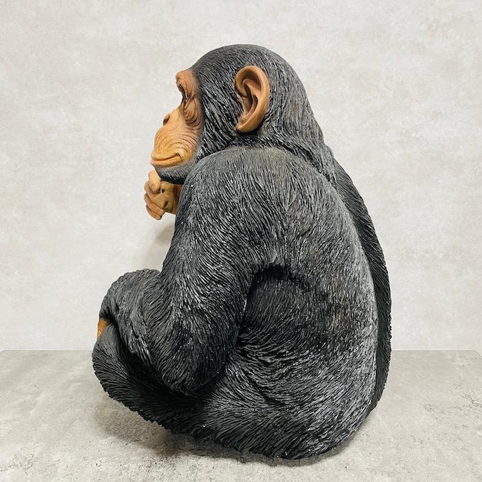 置物 動物 チンパンジー 高さ53cm おしゃれ 大きい 玄関 インテリア 庭 ガーデン かわいい オブジェ 北欧 リアル 大型 面白い ウービア |  | 16