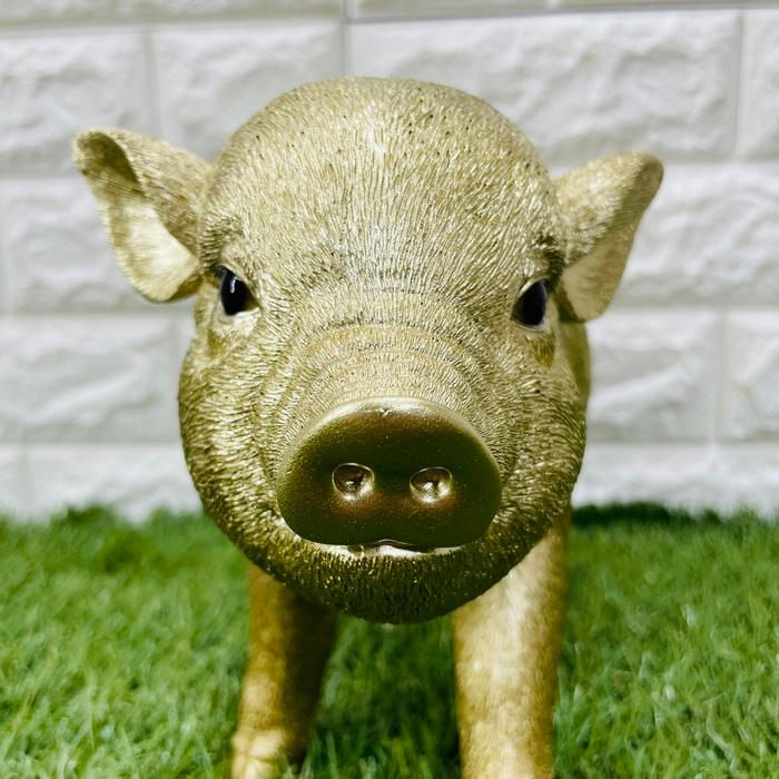 置物 もののけ巨大豚 Amazon.co.jp: かわいい 片目 太った豚 置物 オブジェ 動物