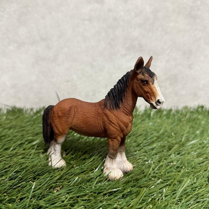 馬 置物 立つブラウン馬 高さ11cm おしゃれ かわいい 玄関 インテリア