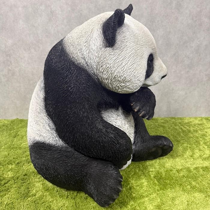 リアルパンダ 約55cm フィギュア オーナメント 置物 Woo Bia WOOBIA（ウービア） 置物 動物 お座りパンダ 大 高さ55cm おしゃれ