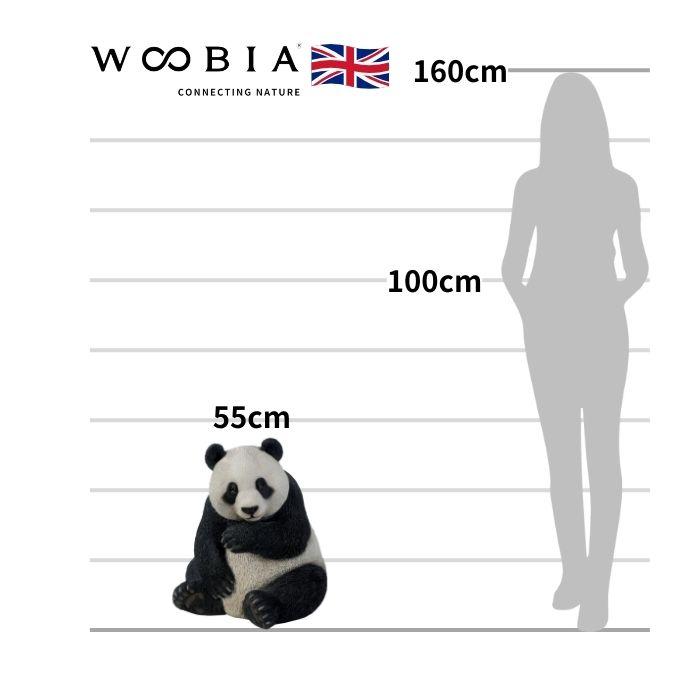WOOBIA（ウービア） 置物 動物 お座りパンダ 大 高さ55cm おしゃれ