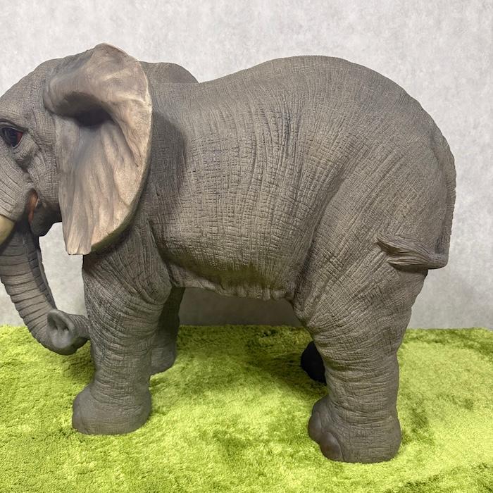 WOOBIA（ウービア） 置物 ゾウ 特大 象 高さ71.5cm 巨大オブジェ