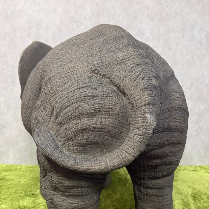 置物 ゾウ 特大 象 高さ71.5cm 巨大オブジェ 縁起物 風水 woobia 動物