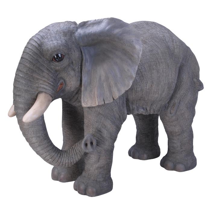 置物 ゾウ 特大 象 高さ71.5cm 巨大オブジェ 縁起物 風水 woobia 動物