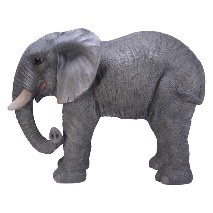 置物 ゾウ 特大 象 高さ71.5cm 巨大オブジェ 縁起物 風水 woobia 動物