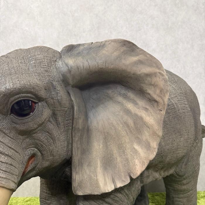 置物 ゾウ 特大 象 高さ71.5cm 巨大オブジェ 縁起物 風水 woobia 動物