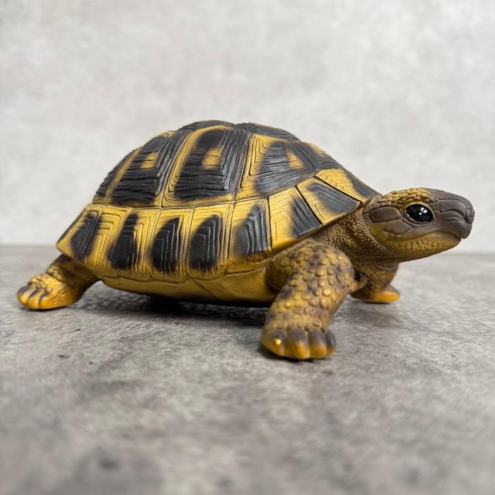 亀の置物 ヘルマンリクガメ 動物 かわいい 玄関 おしゃれ インテリア