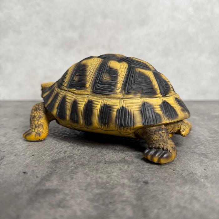 亀の置物 ヘルマンリクガメ 動物 かわいい 玄関 おしゃれ インテリア