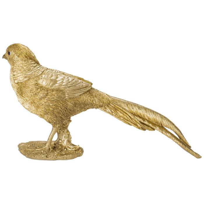 鳥 置物 オブジェ 北欧 動物 かわいい キンケイ ゴールド 豪華 金色