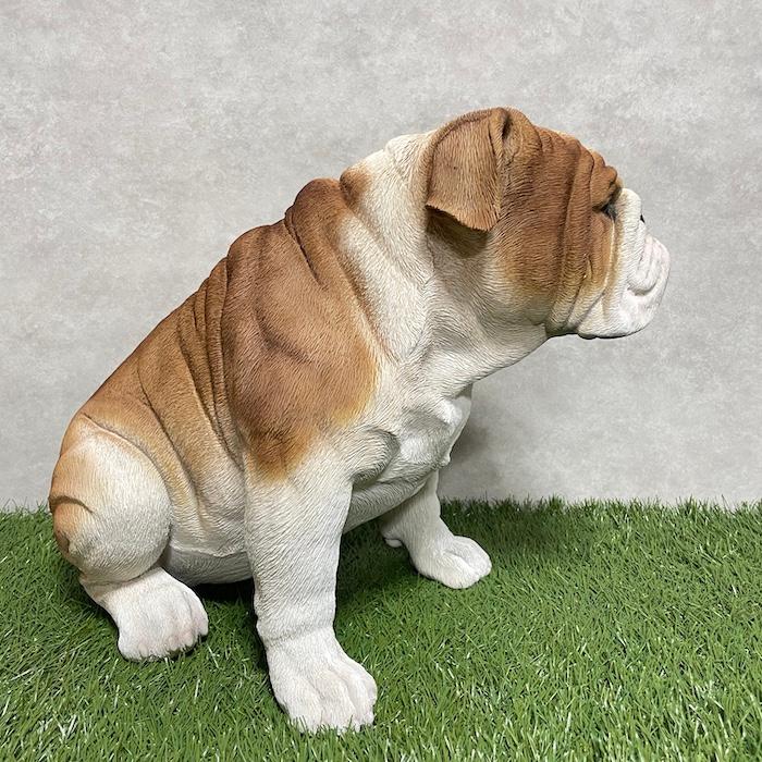 置物 犬 動物 ブルドッグ グッズ 高さ36.5cm woobia おしゃれ 大きい