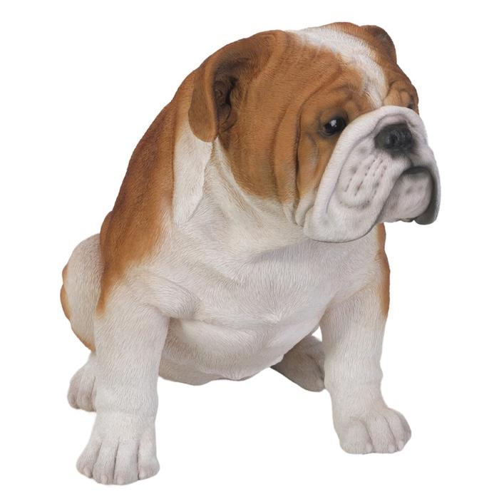 WOOBIA（ウービア） 置物 犬 動物 ブルドッグ グッズ 横幅46.5cm