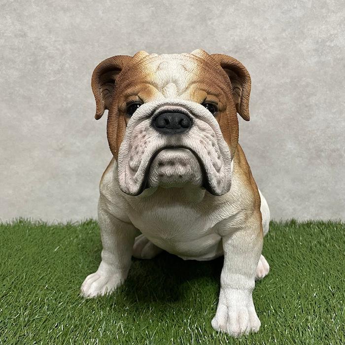 置物 犬 動物 ブルドッグ グッズ 高さ36.5cm woobia おしゃれ 大きい