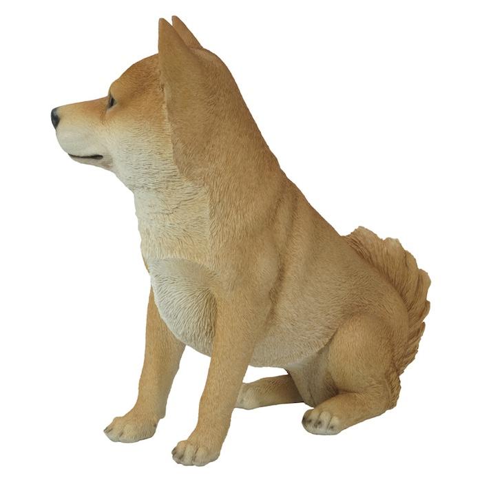 犬 置物 大型 かわいい 動物 玄関 お座り柴犬 高さ40cm イヌ おしゃれ インテリア 庭 ガーデン woobia ウービア |  | 02