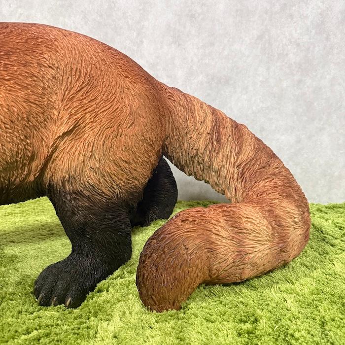 WOOBIA（ウービア） 置物 動物 レッサーパンダ 特大 横幅69.5cm 巨大
