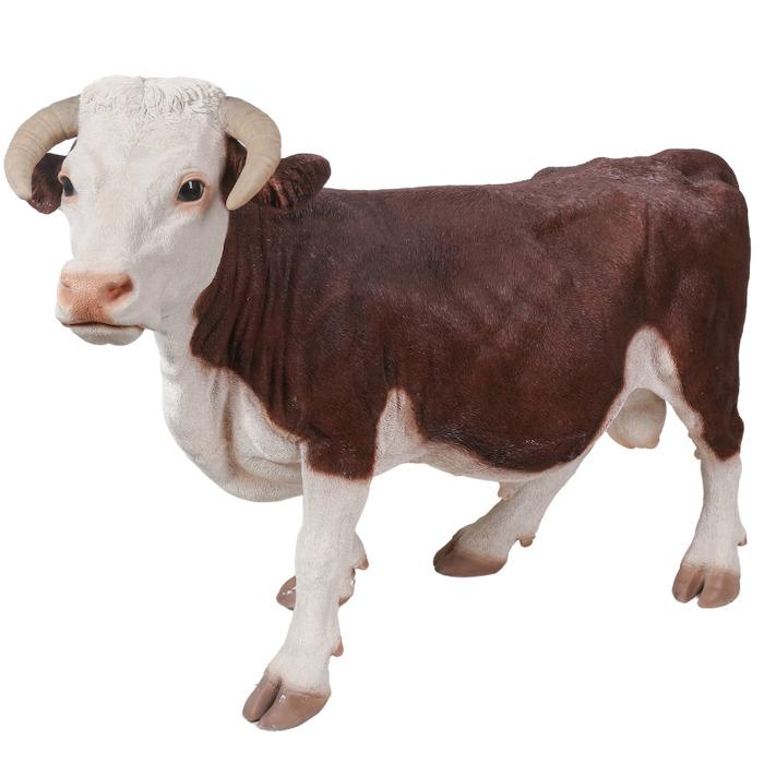 置物 動物 立っている牛 特大 高さ91cm おしゃれ 大きい 玄関