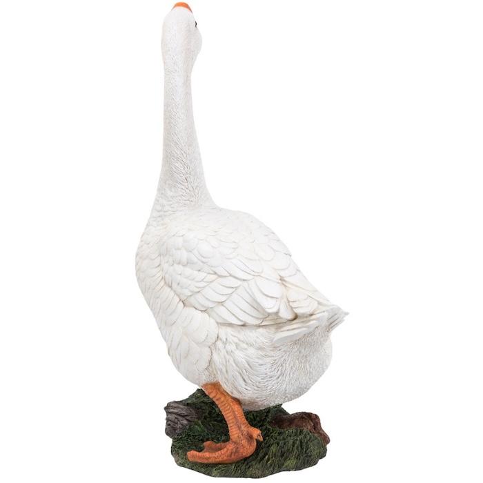 置物 鳥 かわいい 特大オブジェ 高さ65cm 北欧 動物 餌を求める白