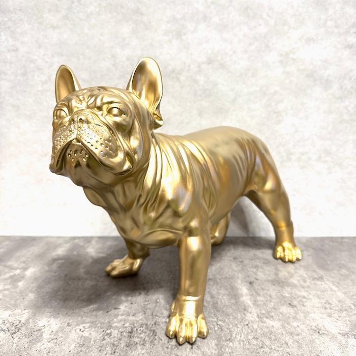 フレブル オブジェ 置物 ゴールド 風水 金運 縁起物 フレンチブルドッグ hokuo_143-157-fb-18col
