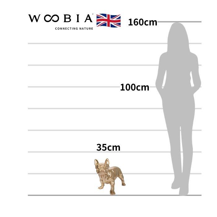 WOOBIA（ウービア） 置物 犬 動物 スムースゴールドのフレンチ