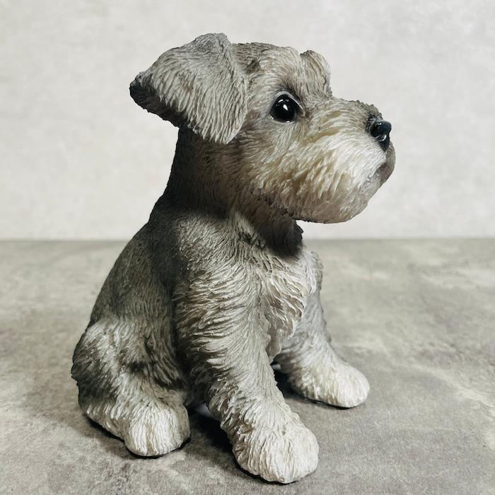 アウトレット品　箱なし　シュナウザー　オブジェ　置き物　ペットショップ　看板犬 アウトレット品 箱なし シュナウザー オブジェ 置き物 ペットショップ