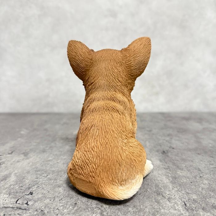 犬 置物 おしゃれ お座りチワワ 小 茶白 かわいい 動物 インテリア オブジェ ガーデンオーナメント woobia ウービア |  | 04